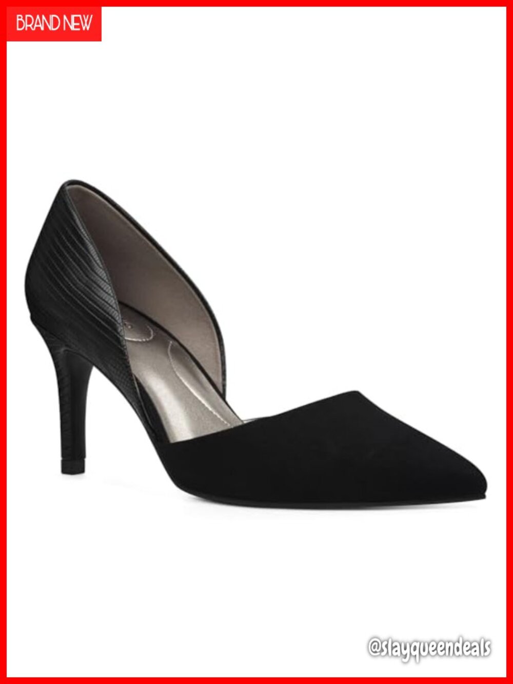 Pointed Toe Stiletto Pump Flexible Padded Work Dress Shoe